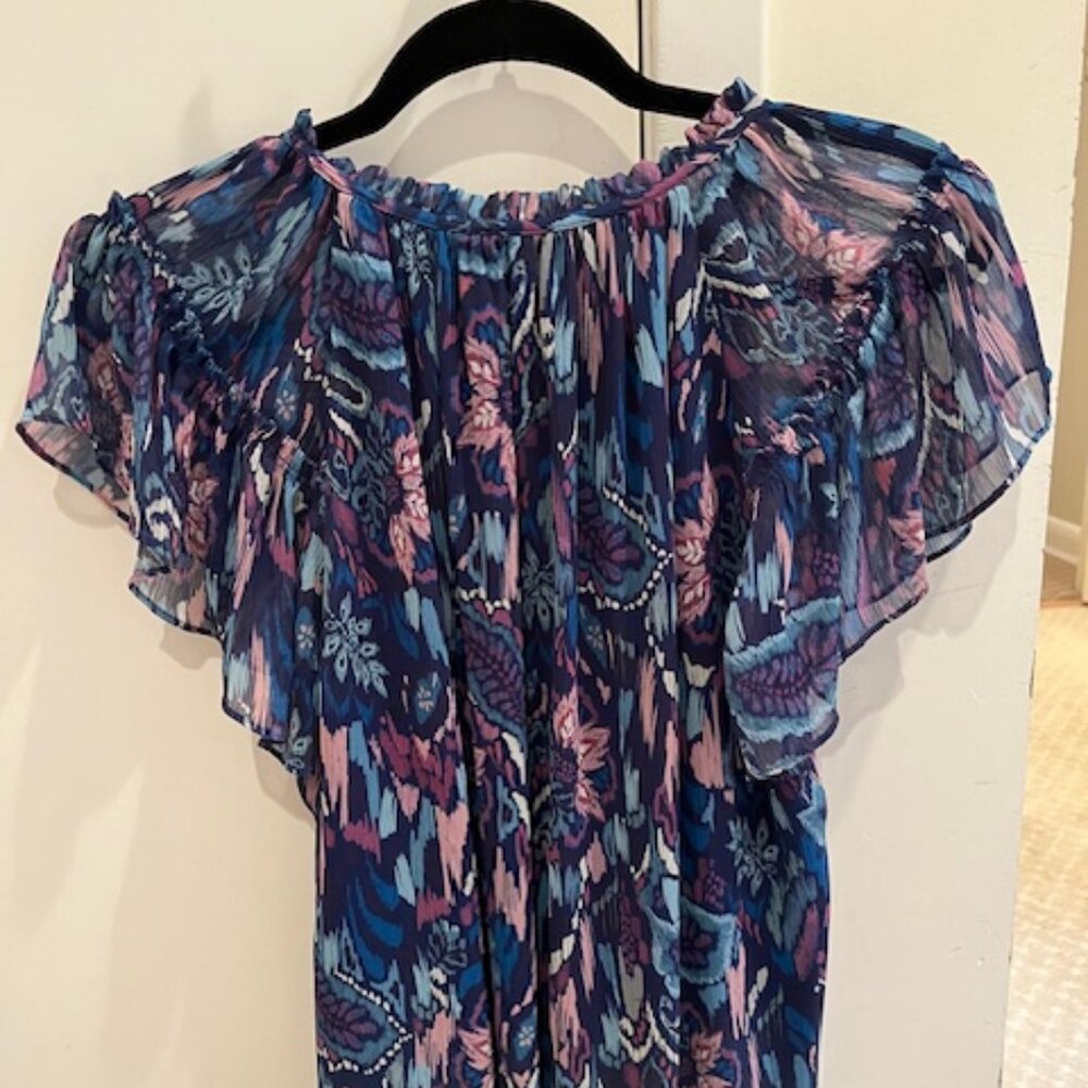 Ramy Brook Ember Printed Button Front Blouse Top … - image 5